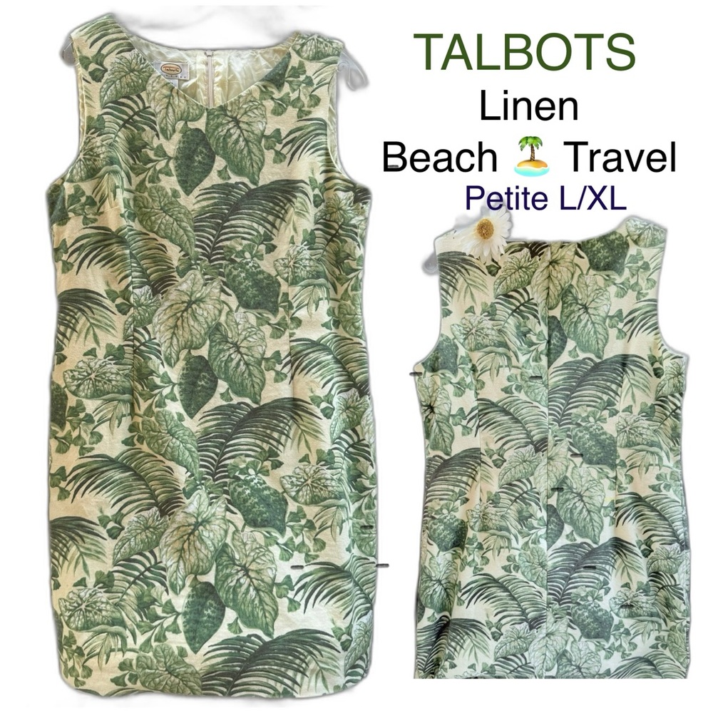 TALBOTS Linen/Cotton Lined EUC TAILORed